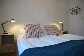 2 bedrooms, iron/ironing board, travel crib, WiFi