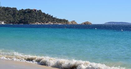 400m SEA VIEW-BEAUTIFUL STUDIO -3 *-SAFETY TERRACE - Wi-Fi -CLIM-PRIVATE PARKING