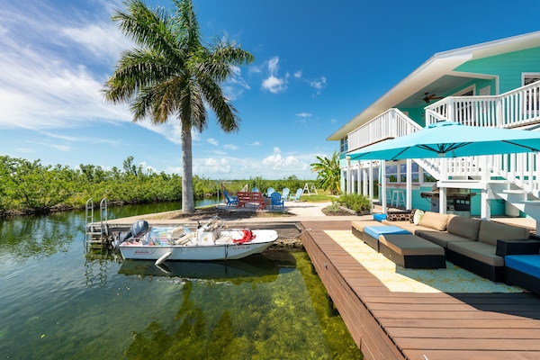 Private, canal front home. Book your next vacation with us!