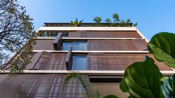 Overnatningsstedets facade