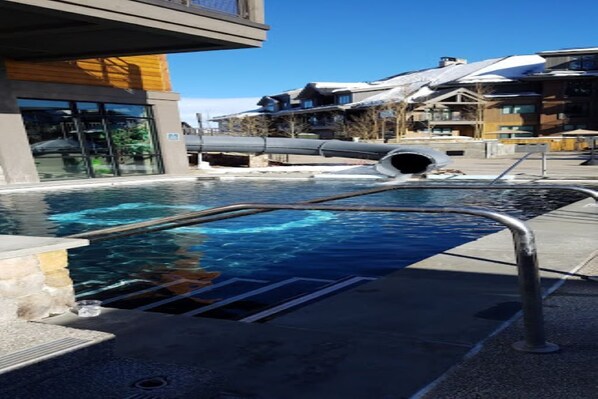 Indoor pool, outdoor pool