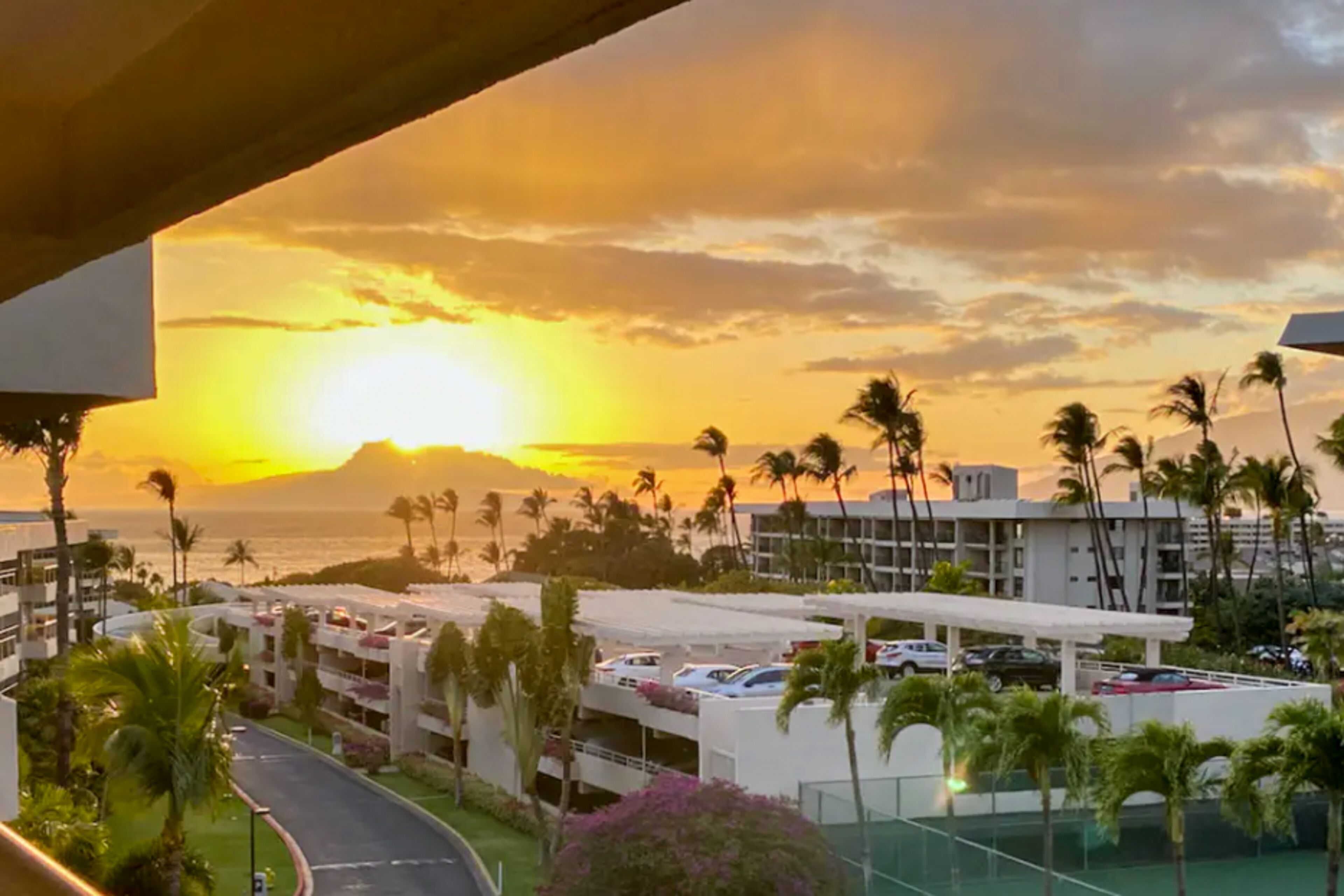 Vue depuis l’hébergement 