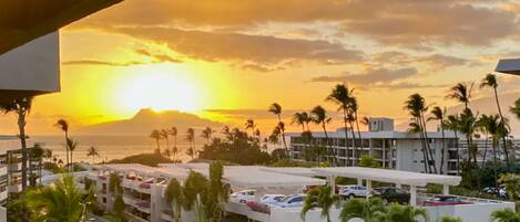 Vue depuis lâhĂ©bergement