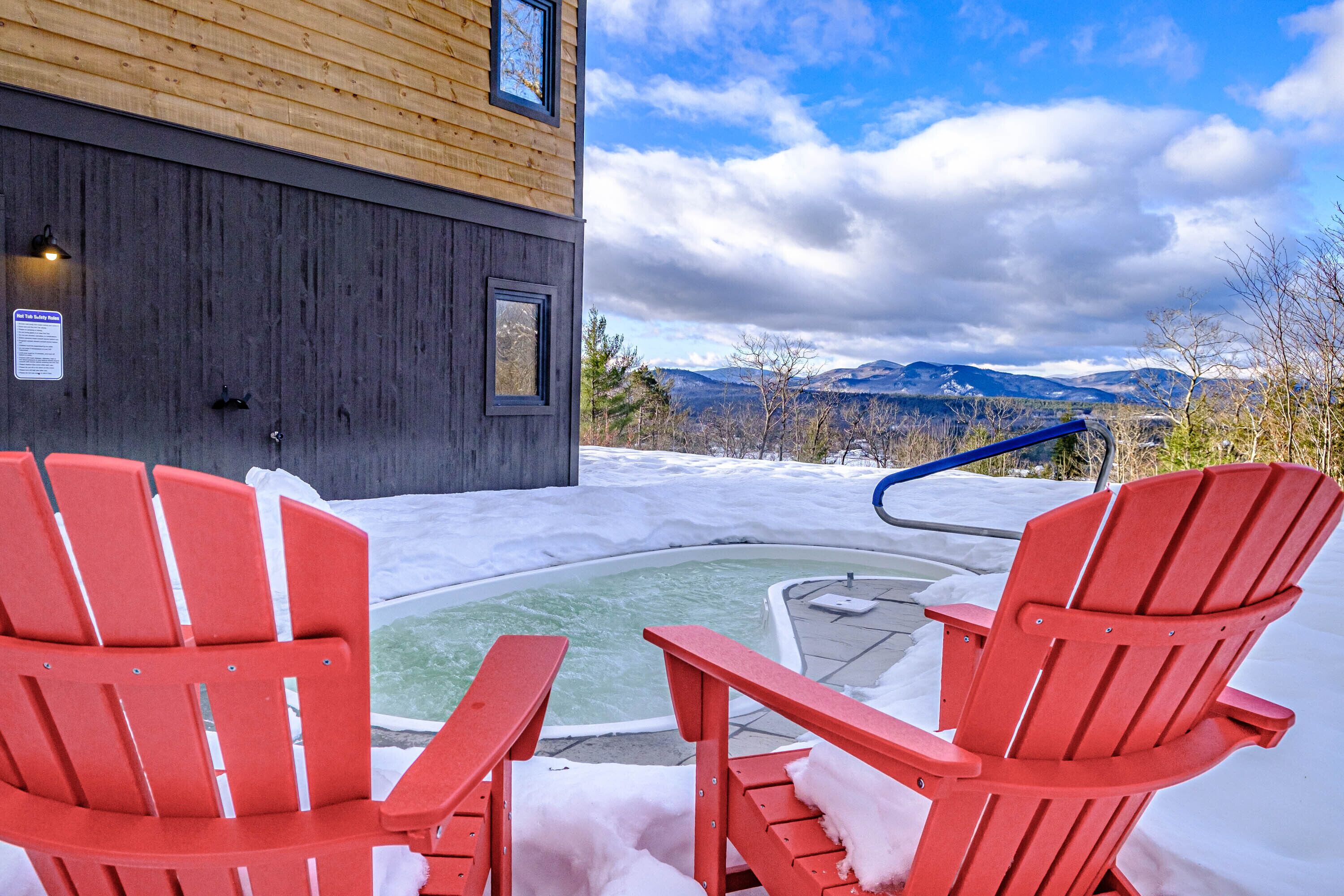 Tina de hidromasaje al aire libre
