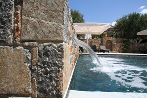 Pool - Holiday apartment on the first floor (Agios Nikolaos)