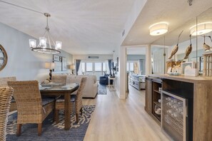 TV - Villa Madeira 502 – Gulf-Front Serenity with Heated Pool, Beach Access & Walk to John's Pass (Madeira Beach)