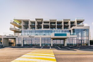 Fassade der Unterkunft