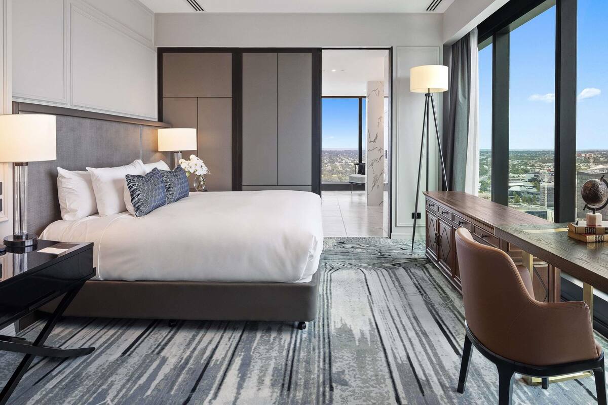 Presidential Suite, 1 King Bed | Hypo-allergenic bedding available, minibar, in-room safe