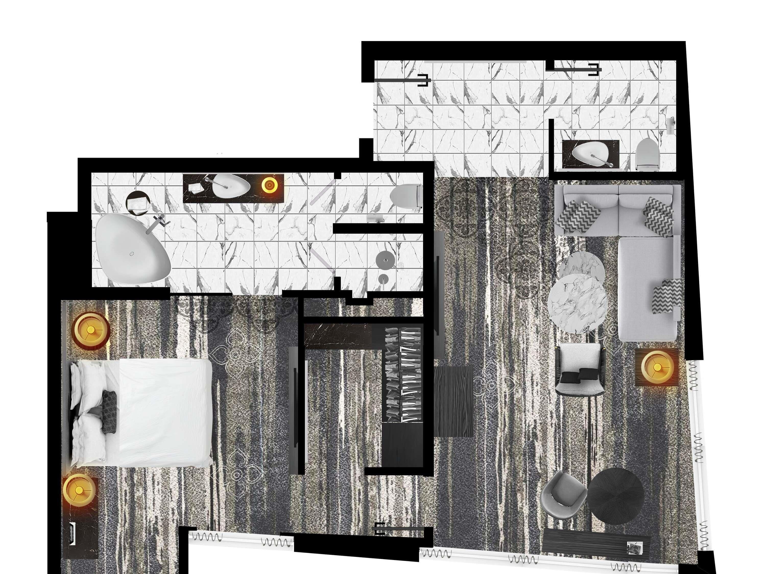 Ropa de cama hipoalergénica y minibar 