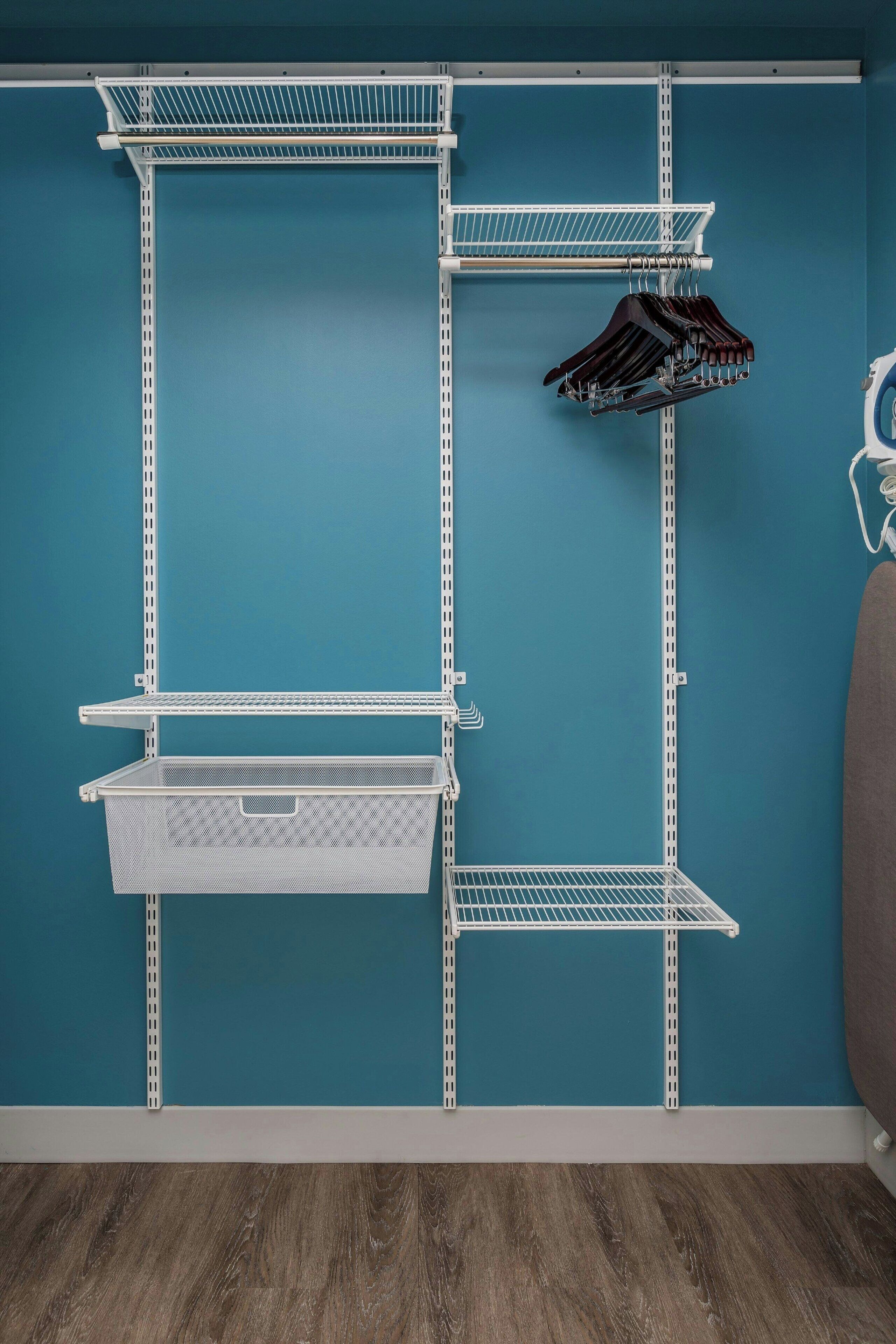 1 bedroom, desk, laptop workspace, blackout curtains