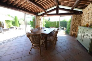 Dining - Vacation rental house with pool GARGAS LS2-15 (Gargas)