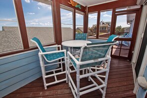 Outdoor dining - Oceanside, Private Pool, Golf Cart, Hot Tub! KD904, The Blue Palm (Kill Devil Hills)