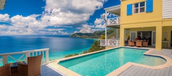 COASTIN' A-LONG - bright & breezy Caribbean vibes above beautiful Long Bay