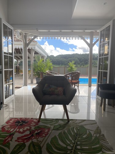 Superb Luxury Villa with swimming pool facing its lush forest