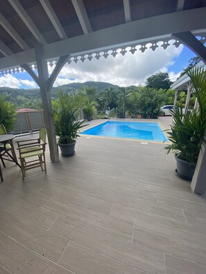 Alberca al aire libre 