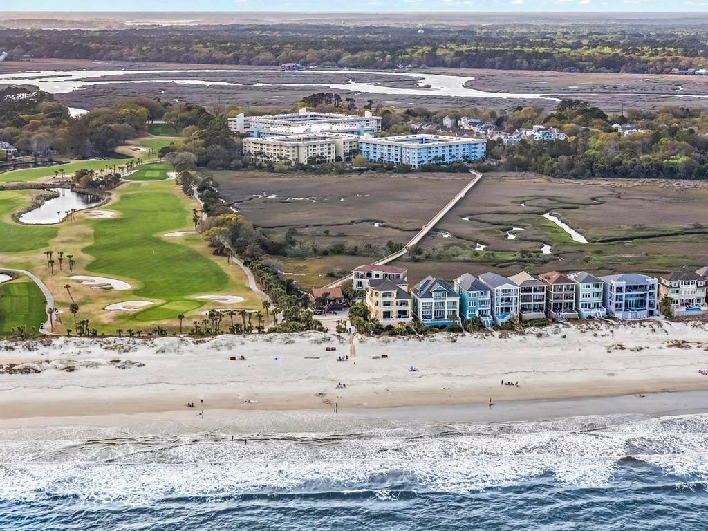 On the beach, sun loungers, beach towels