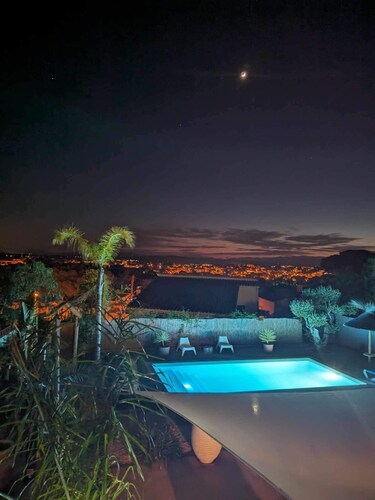 vue  exceptionnelle,   900m plage,  wifi fibre ,climatisation contrôlé .