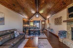TV, fireplace, table tennis