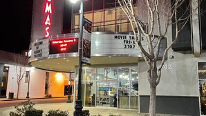A cinema with a marquee sign, a digital display, and a storefront. - ♥ Charming entire house in the heart of Lancaster ♥ (Lancaster)