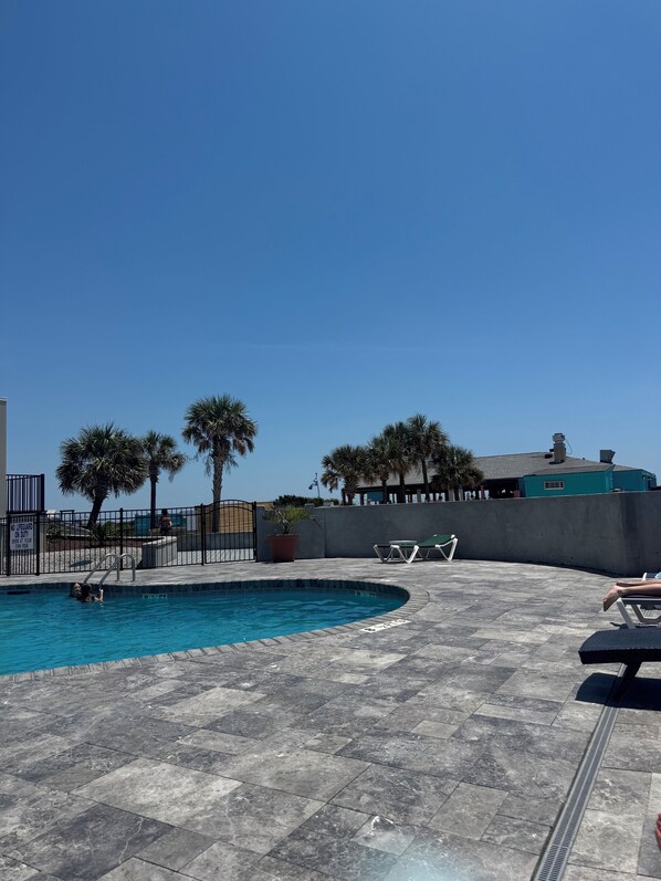 Indoor pool, outdoor pool