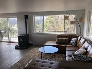 Smart TV, fireplace, music library, video library - Cannon Creek Cabin - private, amazing views, with a Hot Tub and Outdoor Sauna (Ridgway)