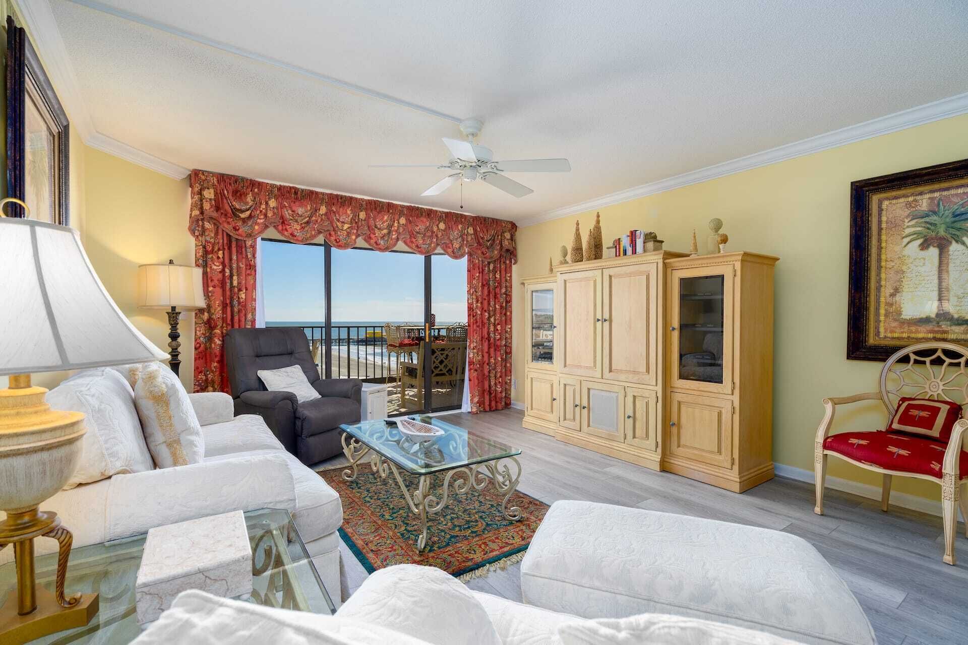Elegant Oceanfront 2 Bedroom 2 Bath Ocean View Condo at Maisons-Sur-Mer in Myrtle Beach