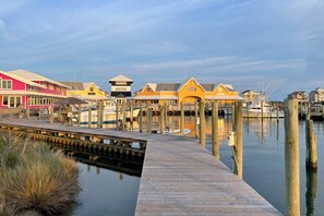 Marina - Soundfront Dog Friendly Hatteras Home w/ Hot Tub, Fenced Yard, and Water Views (Hatteras)