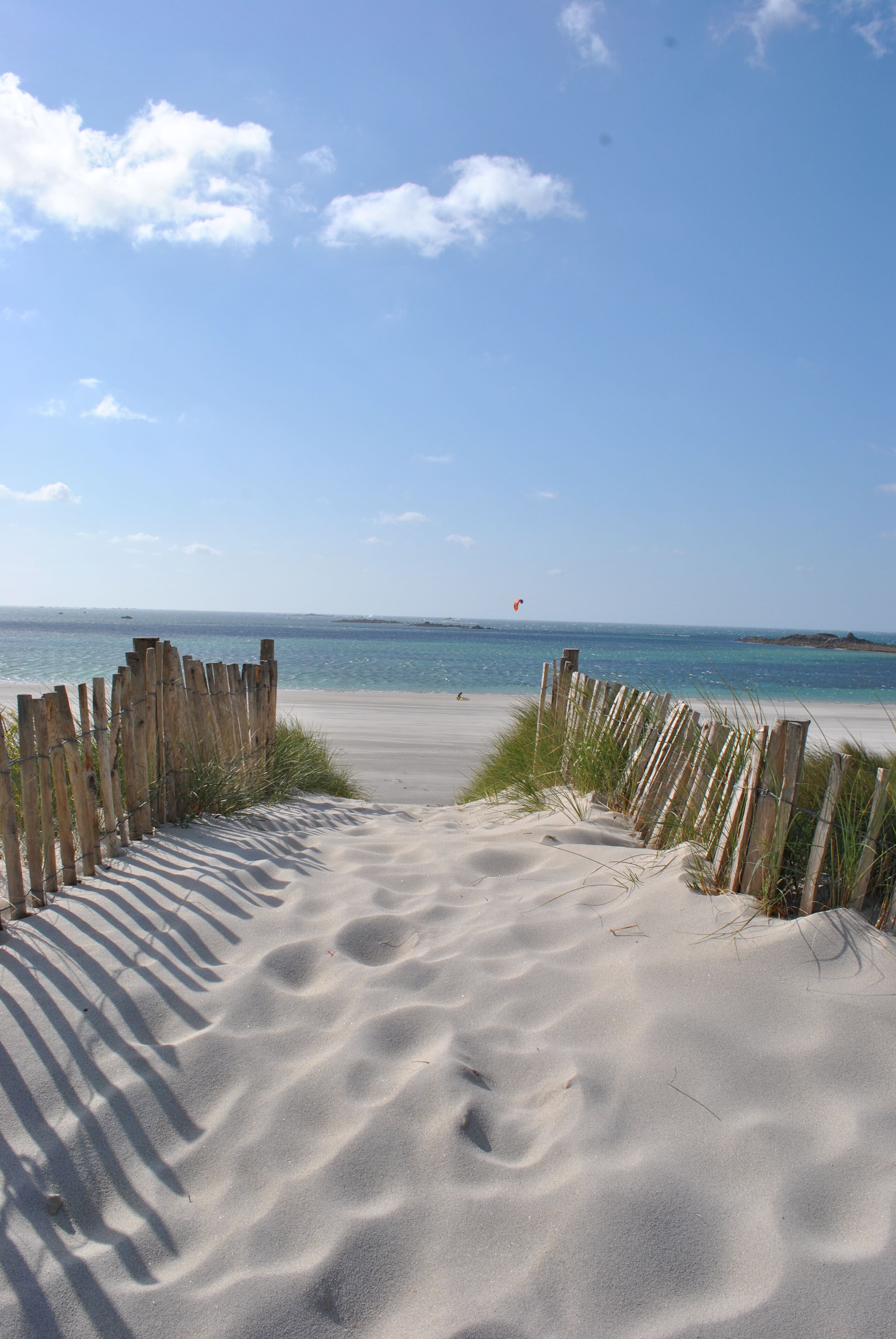 Plage, chaises longues, serviettes de plage