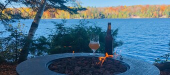 Escape to a private cabin with 500ft of clean waterfront