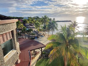 Property grounds - Studio Cocosoleil balcony sea view at Manganao (Saint Francois)