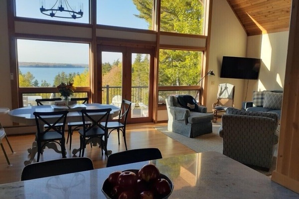 Main level - kitchen, living room and dining room, all with a phenomenal view.