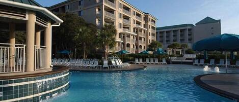 Indoor pool, outdoor pool
