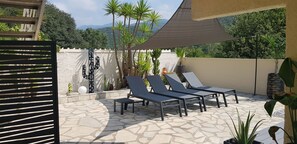 Terrace/patio - T2 apartment on 2nd floor - Between sea & mountains (Amélie-les-Bains-Palalda)
