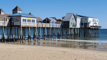 Vlak bij het strand