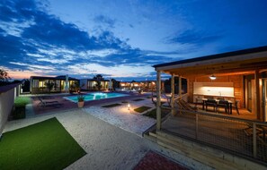 Outdoor dining - 12 bedroom nice home in Drage (Drage)