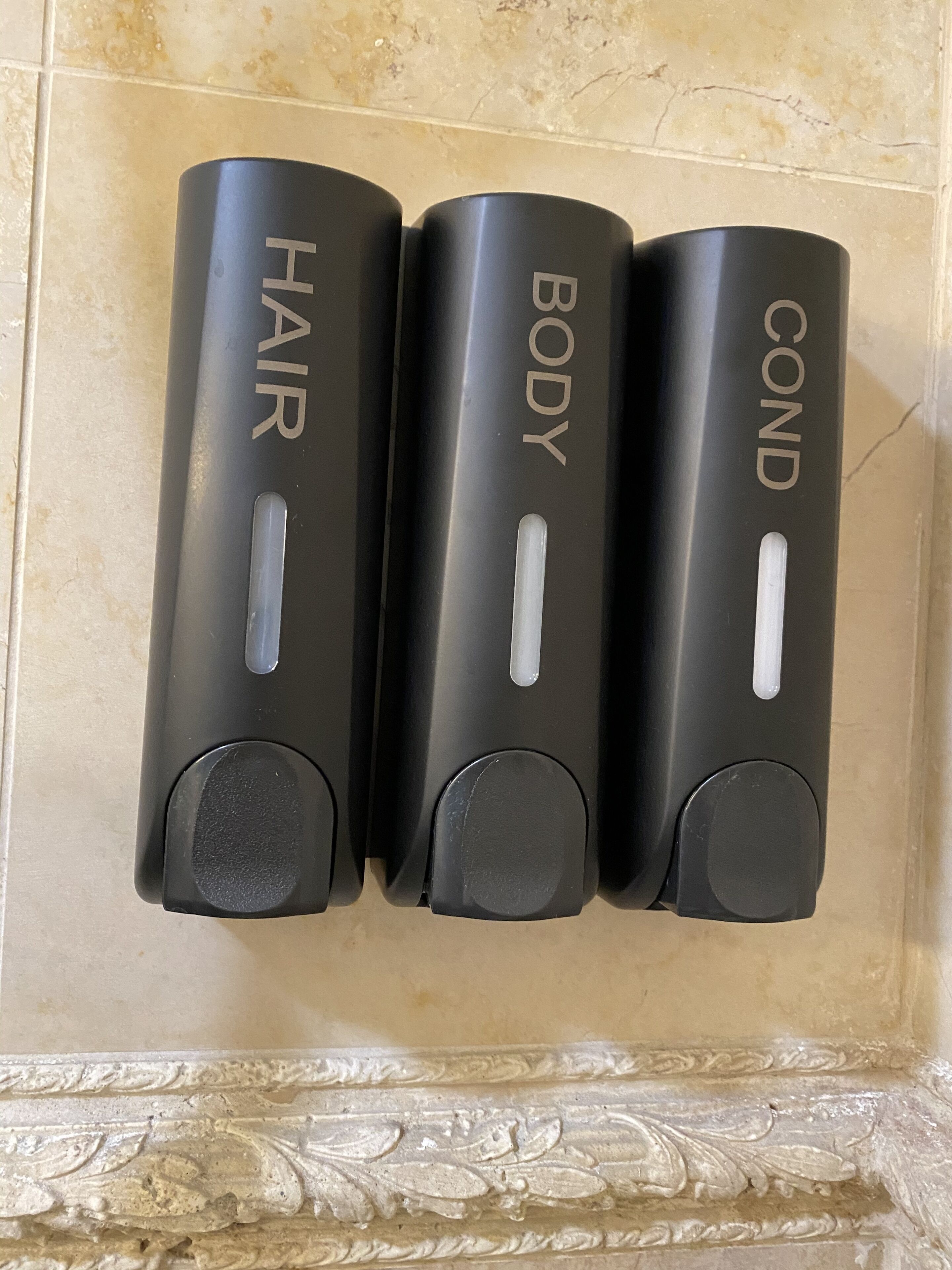 Bathtub, hair dryer, towels, soap