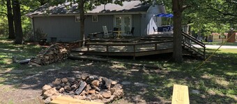 Large lake home 1/2 mile from boat ramp and courtesy dock on Stockton Lake 