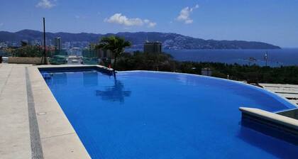 Habitación A/A, Jacuzzi, Balcón con vista al Mar, Alberca con Jacuzzi