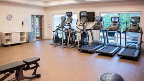 A fitness center with treadmills, elliptical machines, and a stationary bike. - Holiday Inn Express & Suites Tuscaloosa East - Cottondale by IHG (Cottondale)