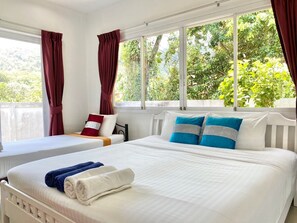 Family Villa, 4 Bedrooms, Private Pool, Mountain View | 4 bedrooms, pillowtop beds, in-room safe, desk - 4 Br Private Pool Villa GA (Chalong)