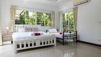 Family Villa | 4 bedrooms, pillow-top beds, in-room safe, desk