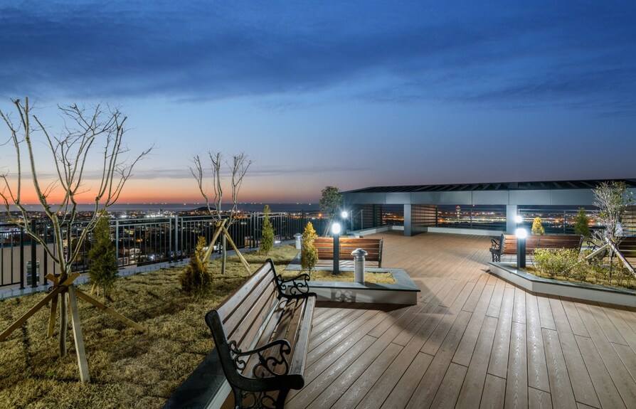 Ventimo Hotel & Residence JejuのRooftop Ocean Garden