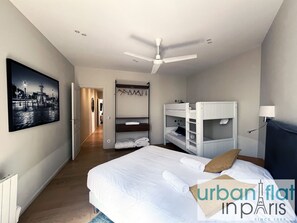 2 bedrooms, iron/ironing board, free WiFi, bed sheets
