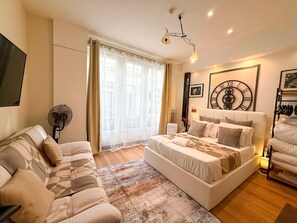 1 Schlafzimmer, Bügeleisen/Bügelbrett, kostenloses WLAN, Bettwäsche