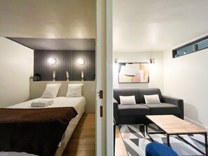 2 soverom, strykejern/-brett, wi-fi (inkludert) og sengetøy