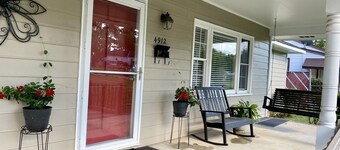Snowie view porch house 