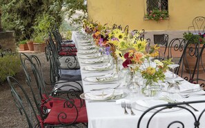 Espace banquet en plein air