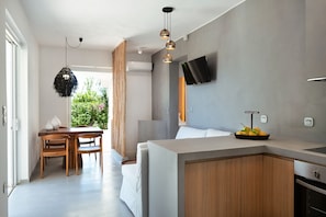 Apartment | 2 bedrooms, iron/ironing board, free WiFi, bed sheets - Elisa Seaside Luxury Suite Private hot Tub, Beach (Loutraki-Agioi Theodoroi)
