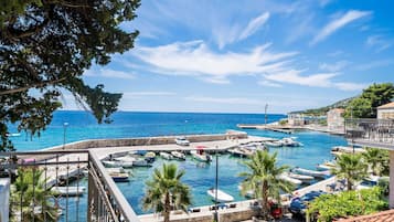 Blick von der Unterkunft