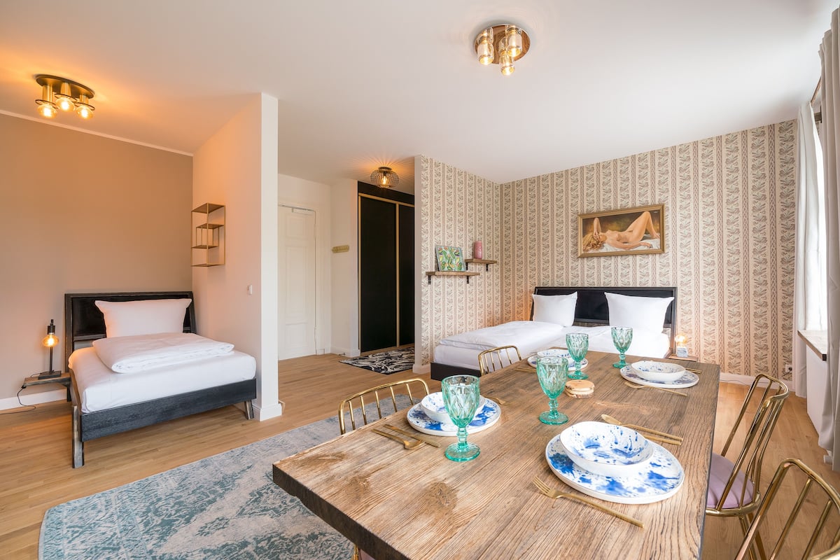 Departamento clásico | 1 habitación, wifi gratis y ropa de cama